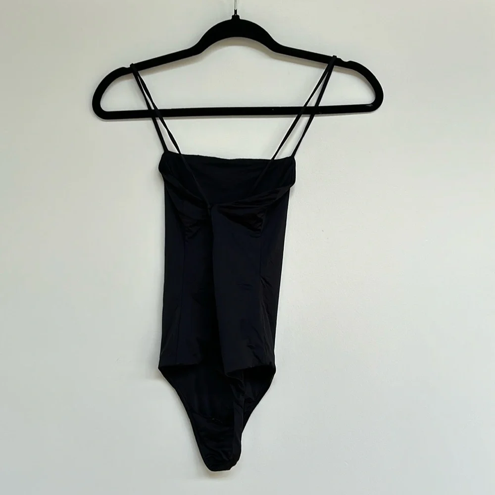 Wilfred Free strappy Bodysuit | Black - Picture 2 of 3
